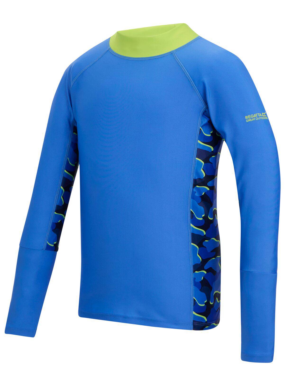 REGATTA Hoku Rash Vest Blue Camo 13 years - Image 3
